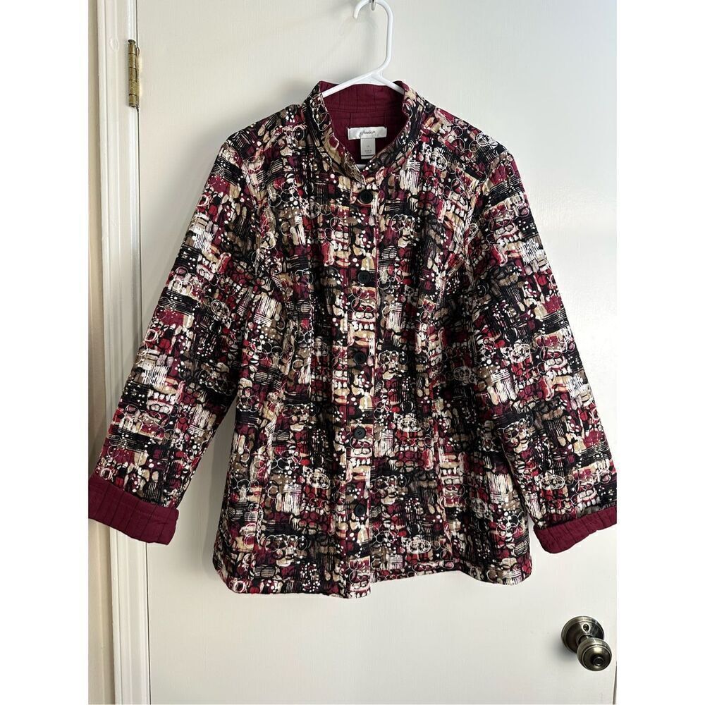 CJ Banks sz 1X reversible quilted jacket